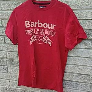 Barbour mens tshirt cotton